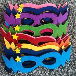 Colorful Superhero Masks Set